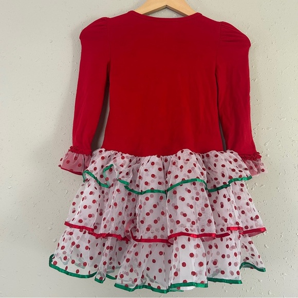 Nannette Red Dress Christmas Tree Holiday Star Formal Casual Winter 6 Comfy - Picture 4 of 6